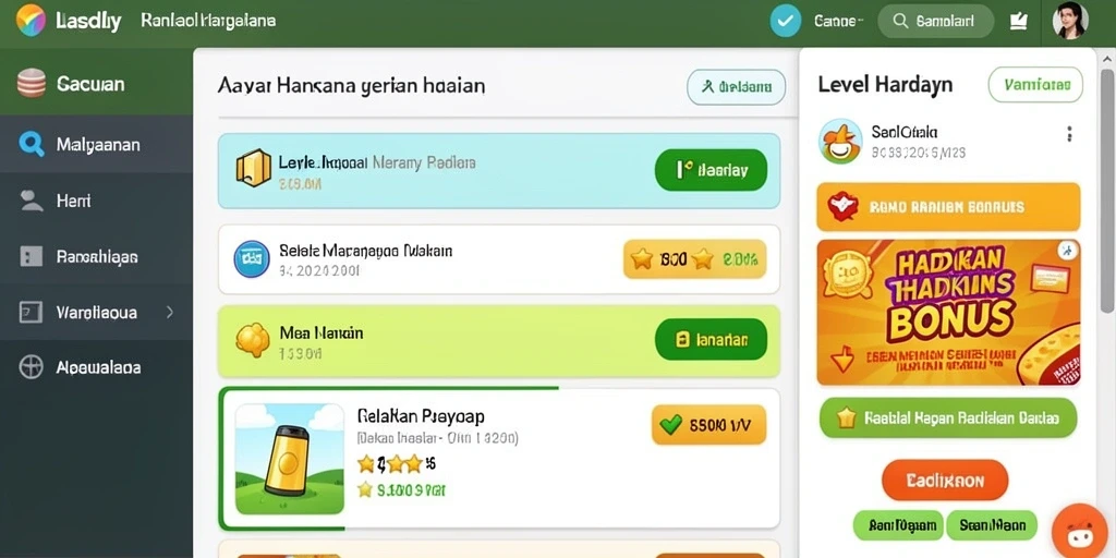 Tampilan antarmuka yang menarik dan mudah digunakan.
