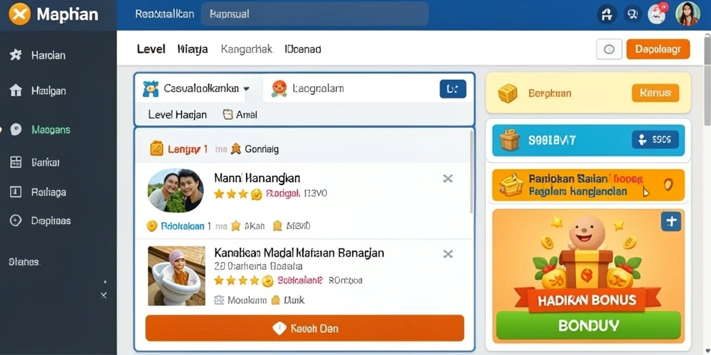 Tampilan awal aplikasi 777WIN dengan antarmuka yang menarik.
