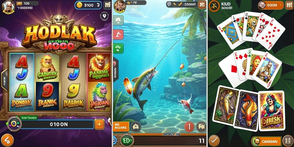 Screenshot menunjukkan karakter utama dalam aksi.