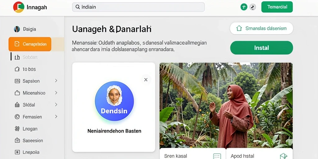 Tampilan antarmuka yang menarik dan user-friendly.