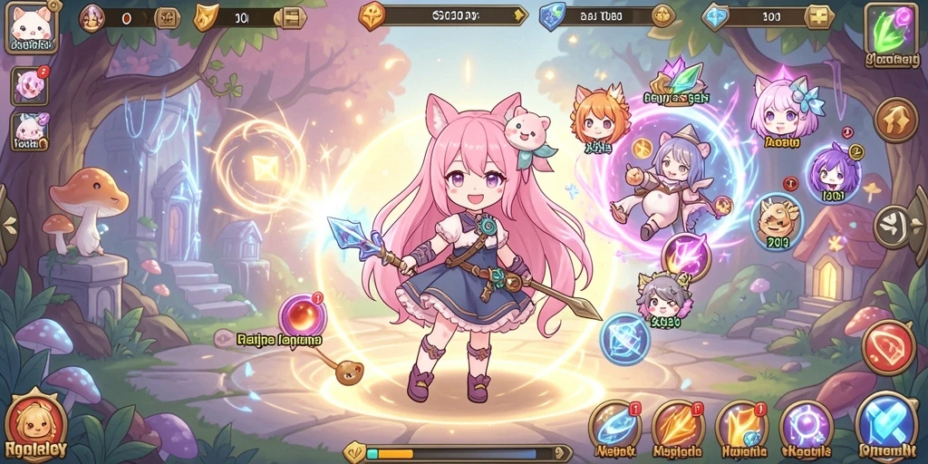 Screenshot menampilkan antarmuka permainan slot yang menarik.