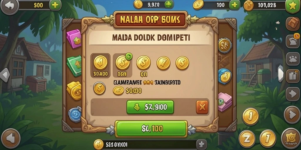 Tangkapan layar dari menu utama JOYPUTAR.