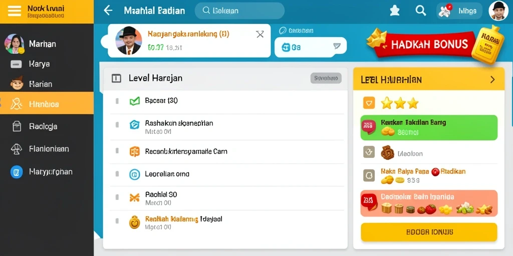 Tampilan antarmuka yang intuitif dan user-friendly.