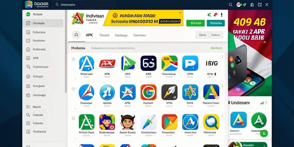 Tampilan awal yang menarik perhatian dengan warna cerah.