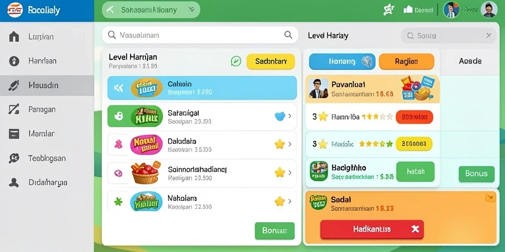 Tampilan antarmuka aplikasi yang modern dan user-friendly.